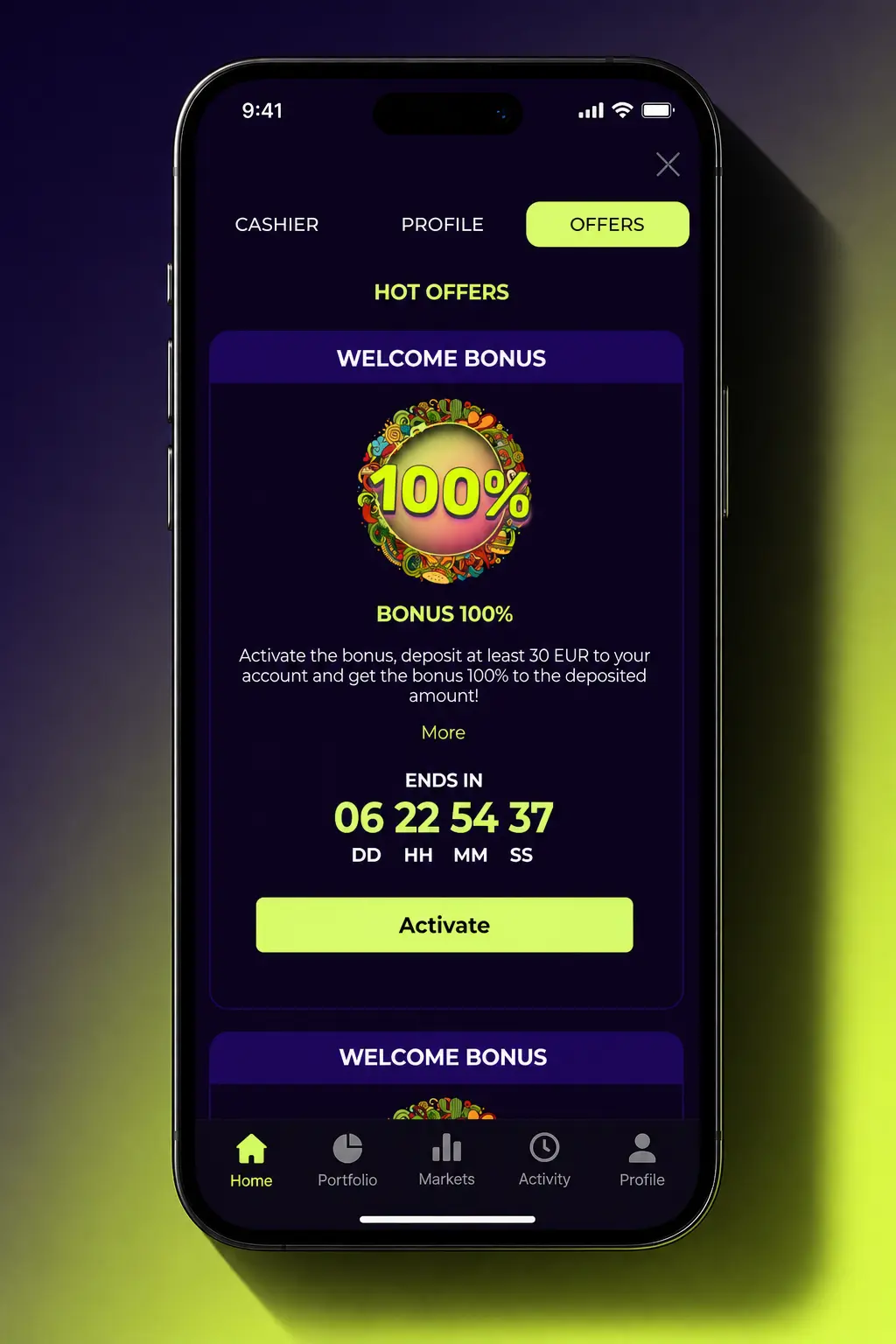 Step-by-step guide showing how to register and claim the Amigo Wins deposit bonus for casino and sports.